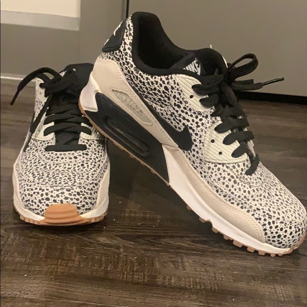 Cream spotted Nike Air Max